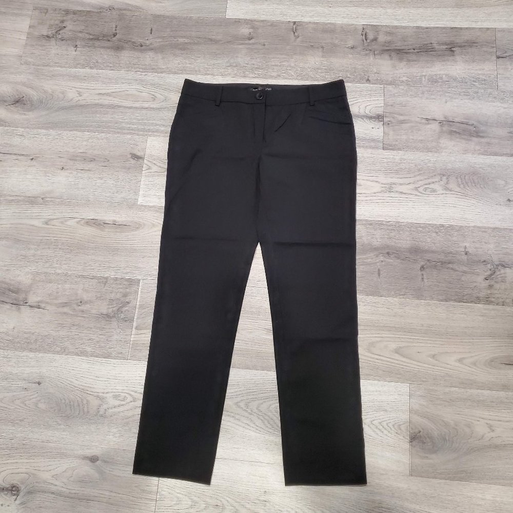 Paige Black Label | Portland Black Wool Trousers